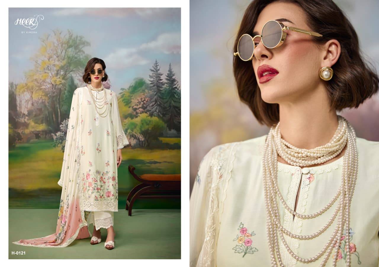 Jaani By Kimora suit 0121 to 0126 Series Stylish Beautiful Colourful Pure Muslin Dresses At Wholesale Price